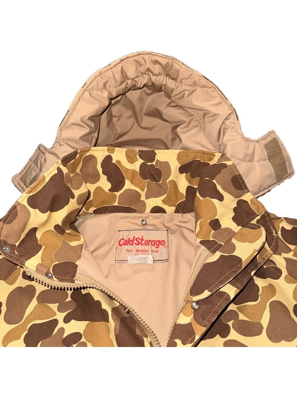 Vintage Cold Storage 3-in-1 Duck Camo Jacket XL Gore-Tex Parka & Puffer Coat EUC - Picture 4 of 14